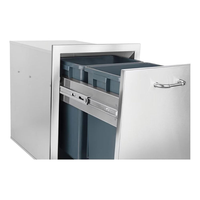 Bull 56950 30-Inch Stainless Steel Double Trash/Recycle Drawer W/ Reveal | Buy at GW STORE