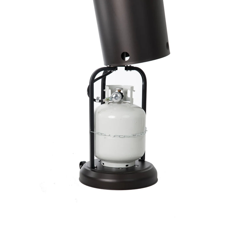 Well Traveled Living Mocha Finish Patio Heater w/ Table | GW STORE