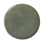 Well Traveled Living Large Medallion Ceramic Stool in Olive Jade Green | GW STORE