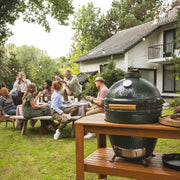 Big Green Egg Large Acacia Table Outdoor Kitchen | GW STORE