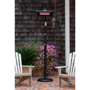 Well Traveled Living Black Telescoping Offset Pole Mounted Infrared Patio Heater | GW STORE