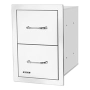 Bull 56990 15-Inch Stainless Steel Double Access Drawer W/ Reveal | Buy at GW STORE