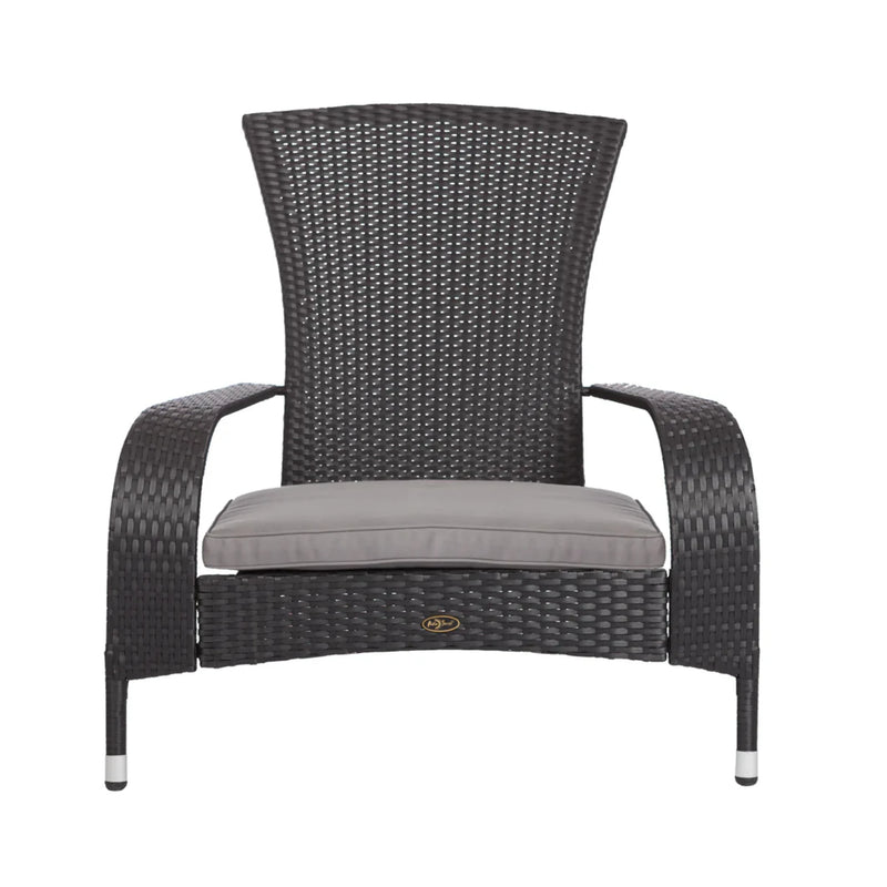 Well Traveled Living Black Coconino Wicker Chair | GW STORE