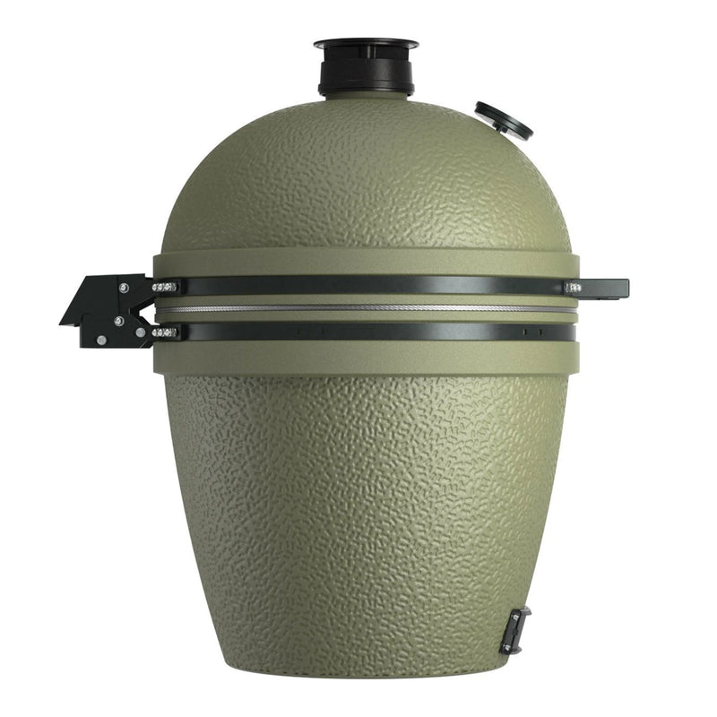 BSTRD XL Solo Alpine Green Built-In Kamado Charcoal Grill | GW STORE