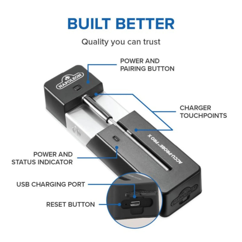 Napoleon ACCU-PROBE™ PRO X Wireless Bluetooth® Smart Thermometer | GW STORE