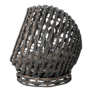 Huntley Pet Hemisphere Rattan Pet Bed, Grey | GW STORE