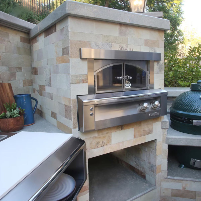 Alfresco 30-Inch Built-In Outdoor Gas Pizza Oven | GW STORE