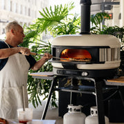 Gozney Dome XL Gen 2 Bone Dual Fuel Freestanding Outdoor Pizza Oven | GW STORE