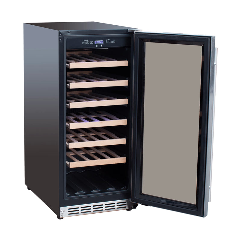 Summerset 15-Inch 3.2 Cu. Outdoor Single Zone Wine Cooler | GW STORE