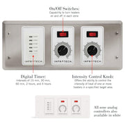 Infratech 3-Zone Analog Controller w/ Digital Timer | GW STORE