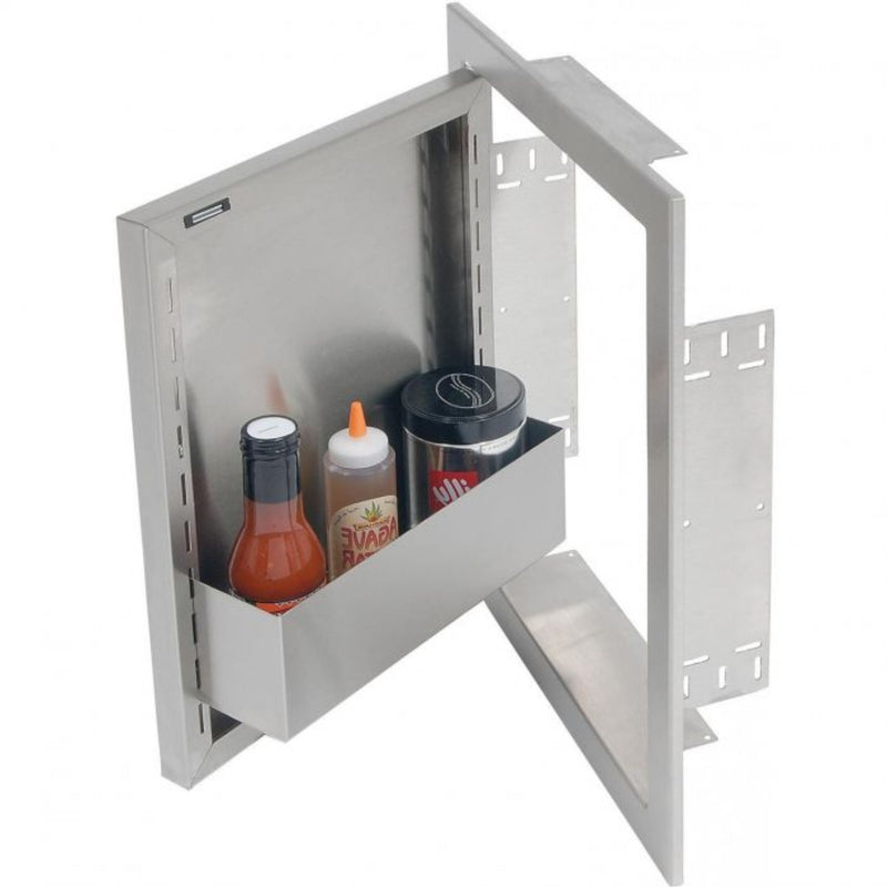 Alfresco Accessory Door Bin for 17-Inch Door/Drawer Combo & Door/Towel Holder Combo | GW STORE