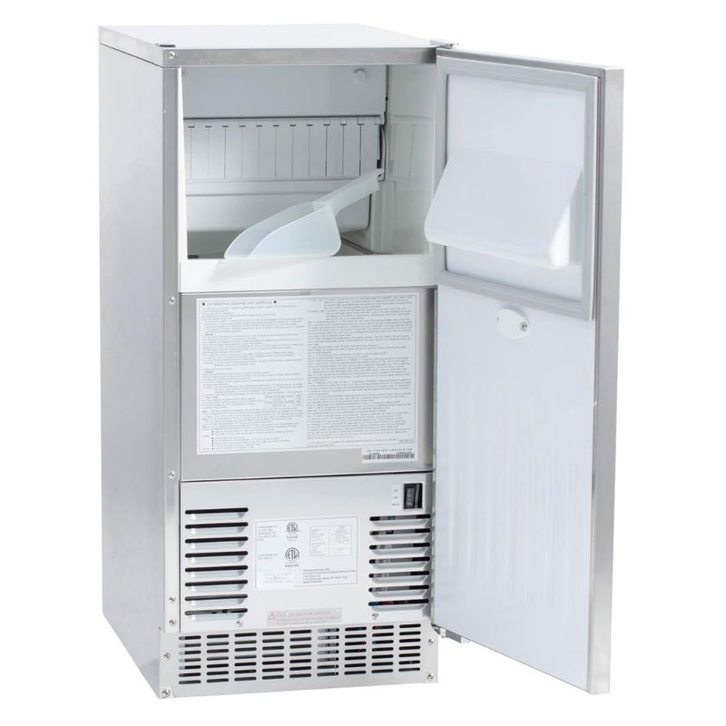Bull 60 Lb. 15-Inch Outdoor Rated Commercial Ice Maker w/ Drain Pump | Buy at GW STORE