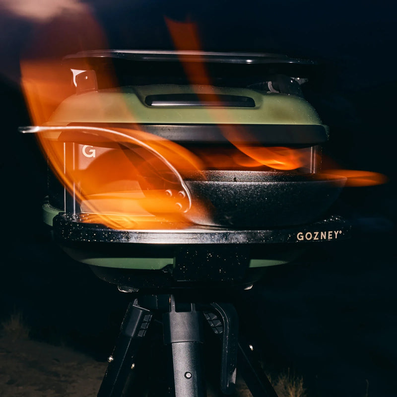 Gozney Tread Olive Portable Propane Gas Pizza Oven w/ Stand Bundle | GW STORE