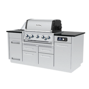 Broil King Outdoor Kitchen Island w/ Imperial QS 590i Gas Grill | GW STORE