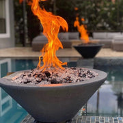 The Outdoor Plus Cazo Concrete Natural Gas Fire Bowl | GW STORE