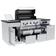 Broil King Outdoor Kitchen Island w/ Imperial QS 590i Gas Grill | GW STORE