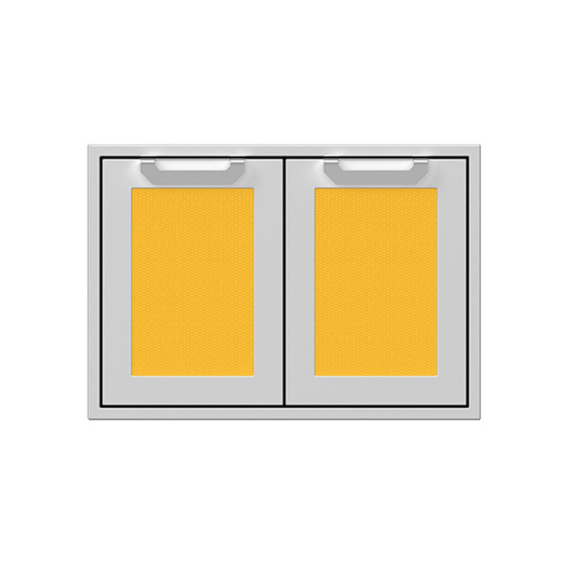 Hestan 30" Double Storage Doors Recessed Marquise Accented Panels | GW STORE