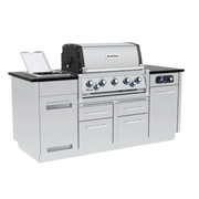 Broil King Outdoor Kitchen Island w/ Imperial QS 590i Gas Grill | GW STORE