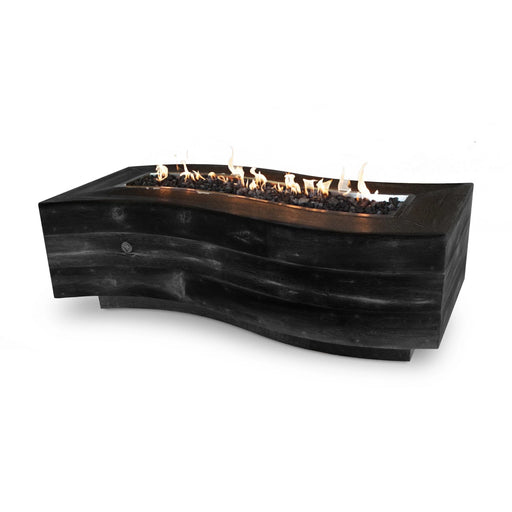 The Outdoor Plus Woodgrain Big Sur Natural Gas Fire Pit | GW STORE