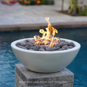 The Outdoor Plus Concrete Propane Gas Sedona Fire Bowl | GW STORE