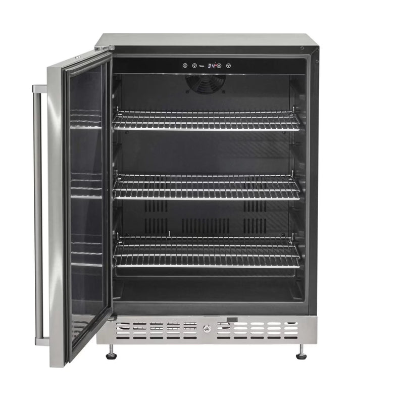 Coyote 24 Inch 5.1 Cu. Ft. Built-In Refrigerator | GW STORE