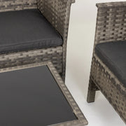 Well Traveled Living Jareth Wicker Patio Set | GW STORE
