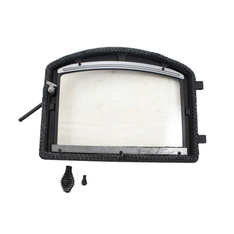 Napoleon H222M Metallic Black Standard Arch Cast Iron Door with Glass | GW STORE
