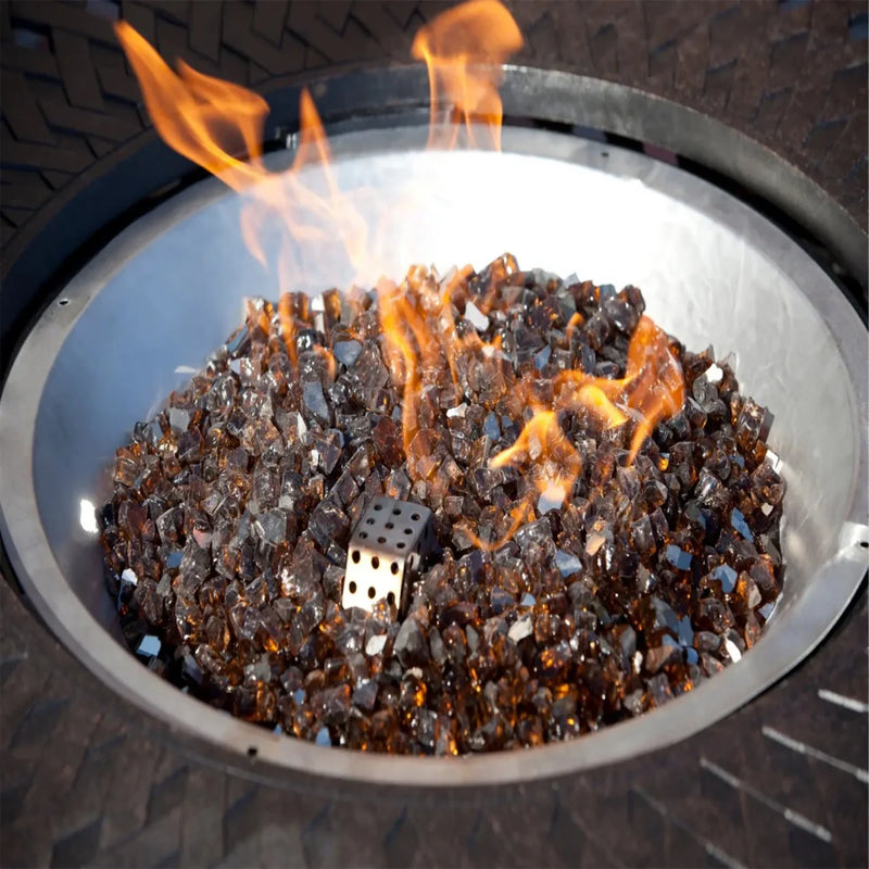 Well Traveled Living Burnt Bronze Reflective Fire Glass | GW STORE