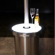 Well Traveled Living Stainless Steel Patio Heater w/ Led Table | GW STORE