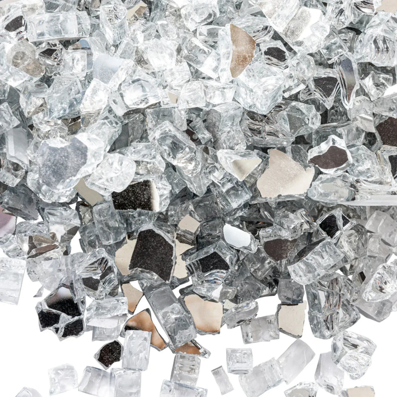 Well Traveled Living Crystal Clear Reflective Fire Glass | GW STORE