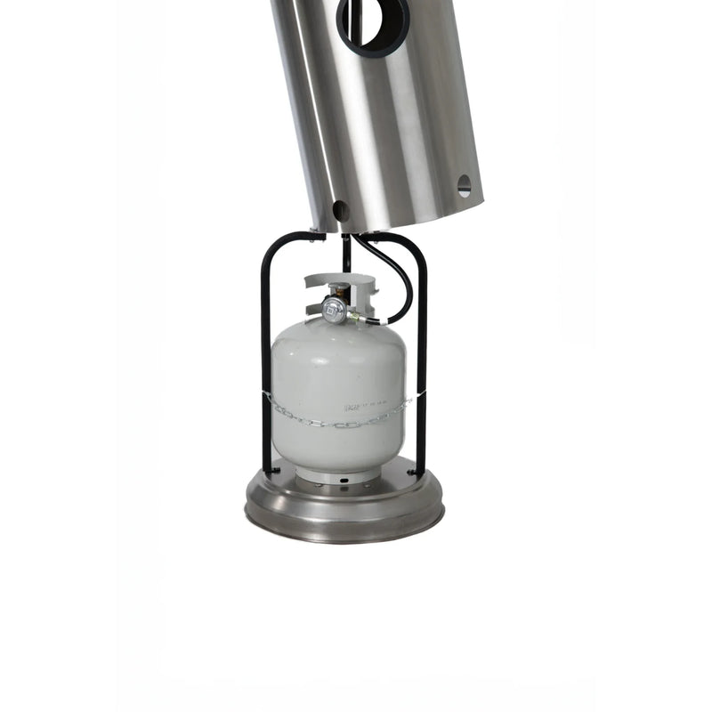 Well Traveled Living Stainless Steel Patio Heater w/ Table | GW STORE