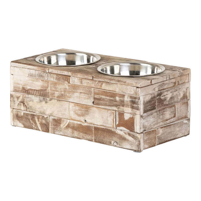 Huntley Pet Berjen Large Double Feeder | GW STORE