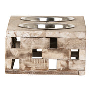 Huntley Pet Berjen Block Small Double Feeder | GW STORE