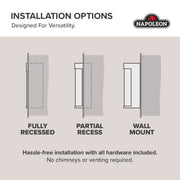 Napoleon Astound 74 FlexMount Electric Fireplace | GW STORE