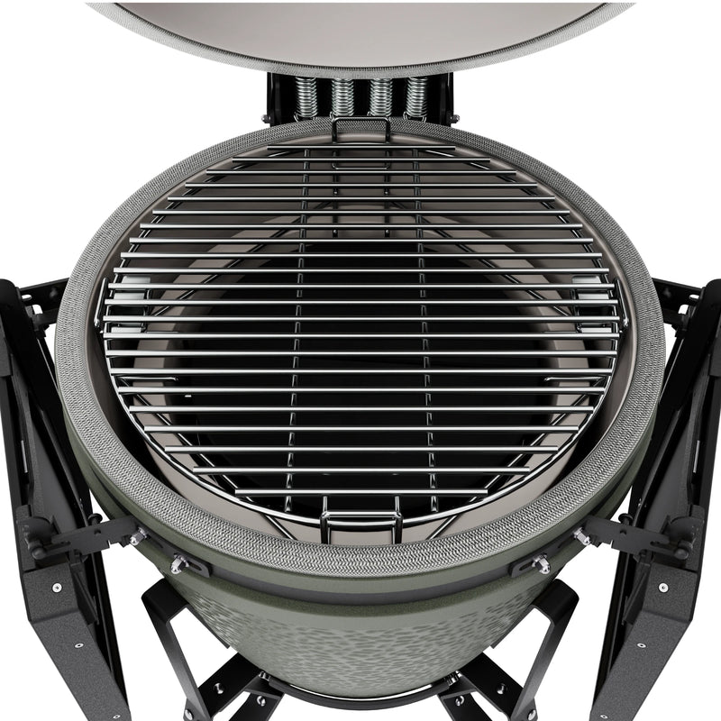BSTRD Core Large Complete Alpine Green Freestanding Kamado Charcoal Grill | GW STORE