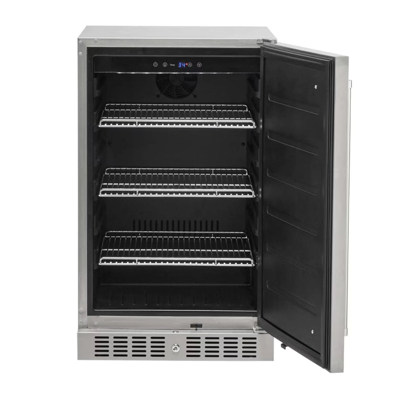 Coyote 21-Inch 4.1 Cu. Ft. Right Hinge Built-In Refrigerator | GW STORE