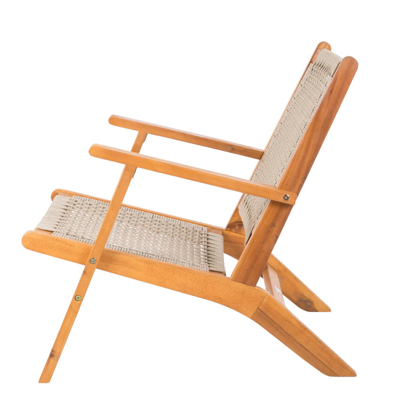 Well Traveled Living Vega Natural Stain Outdoor Chair | GW STORE