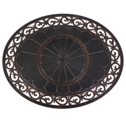 Well Traveled Living Toulon Oval Aluminum Propane Fire Pit | GW STORE