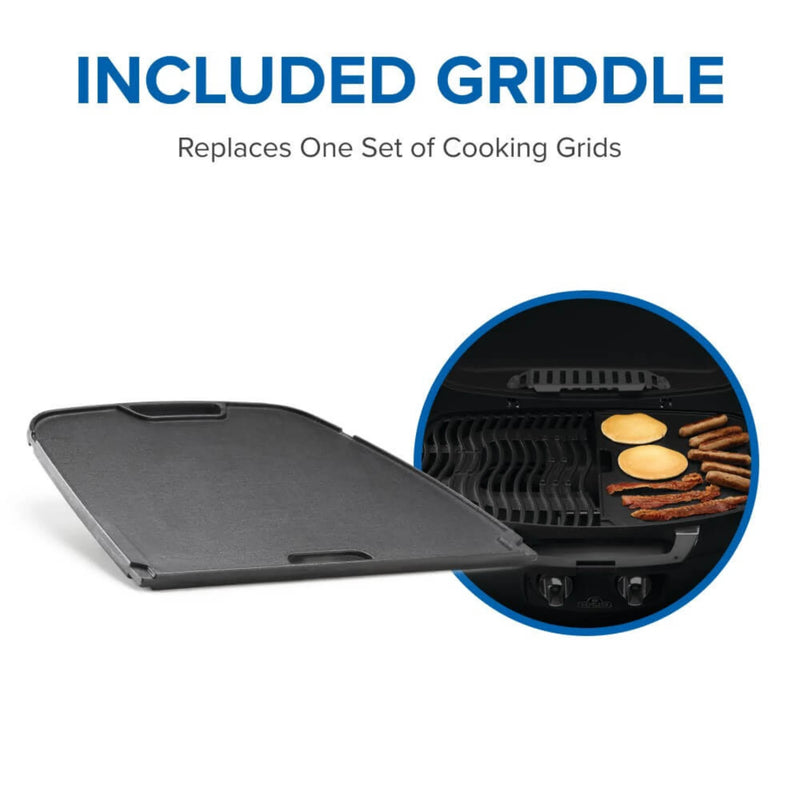 Napoleon TravelQ 285 Portable Propane Gas Grill w/ Griddle | GW STORE