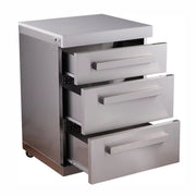 Mont Alpi MADRW-SS Triple Drawer Cabinet Module | GW STORE