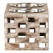 Huntley Pet Berjen Block Large Double Feeder | GW STORE