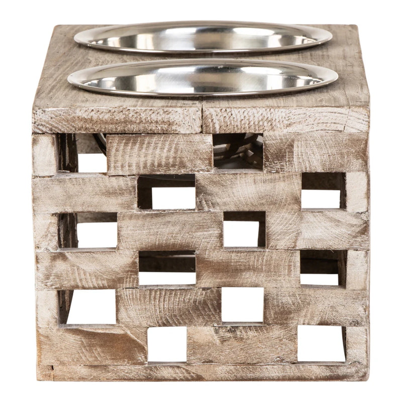 Huntley Pet Berjen Block Large Double Feeder | GW STORE