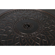 Well Traveled Living Wagner Aluminum Round Propane Fire Pit | GW STORE