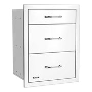Bull 58120 21-Inch Stainless Steel Triple Access Drawer W/ Reveal | Buy at GW STORE
