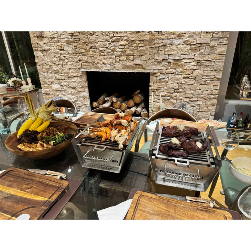 Tagwood BBQ07SS Stainless Steel Table Top Warming Brazier | GW STORE