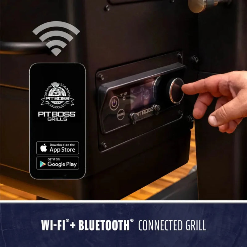 Pit Boss Navigator 850 Series WiFi & Bluetooth Freestanding Wood Pellet Grill & Smoker | GW STORE