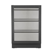 Napoleon Oasis 100 Outdoor Kitchen Isalnd w/ Built-in 500 Series 32 Propane Grill  & Valet Gray Granite Countertop | GW STORE