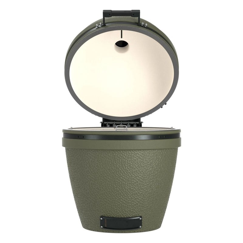 BSTRD XL Solo Alpine Green Built-In Kamado Charcoal Grill | GW STORE