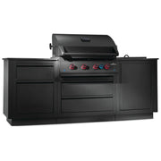Napoleon Oasis 300 Outdoor Kitchen w/ Built-in 700 Series 32 Propane Gas Grill & Black Pearl Granite Countertop | GW STORE