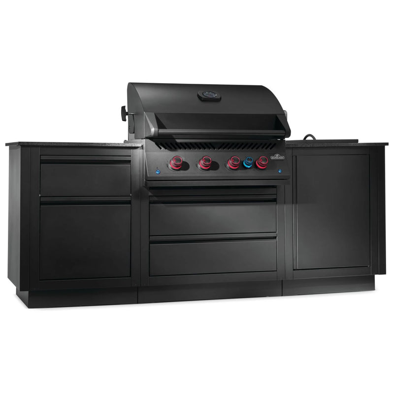 Napoleon Oasis 300 Outdoor Kitchen w/ Built-in 700 Series 32 Propane Gas Grill & Black Pearl Granite Countertop | GW STORE